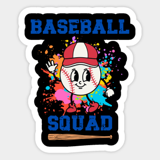 Baseball Squad Sticker